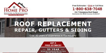 Home Pro Roofing & Remodeling